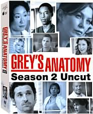 Grey's Anatomy - Season 2 Uncut with Ellen Pompeo: DVD Cover
