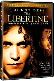 The Libertine with Johnny Depp: DVD Cover