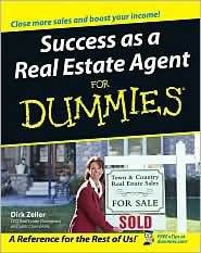 Success as a Real Estate Agent For Dummies by Dirk Zeller: Book Cover
