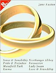 8 books in 1 - Jane Austen's Complete Novels. Sense and Sensibility, Pride and Prejudice, Mansfield Park, Emma, Northanger Abbey, Persuasion, Lady Susan, and Love and Friendship by Jane Austen: Book Cover