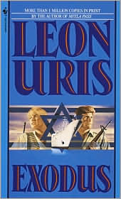 Exodus by Leon Uris: Book Cover