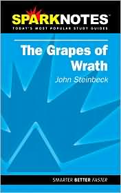 Grapes of Wrath (SparkNotes Literature Guide) by John Steinbeck: Book Cover