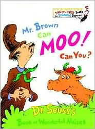 Mr. Brown Can Moo! Can You? (Bright and Early Books Series) by Dr. Seuss: Book Cover