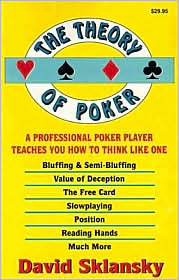 The Theory of Poker by David Sklansky: Book Cover