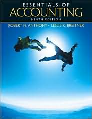 Essentials of Accounting by Robert N. Anthony: Book Cover