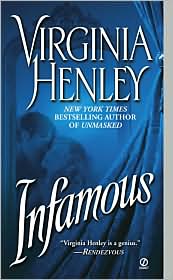 Infamous by Virginia Henley: Book Cover