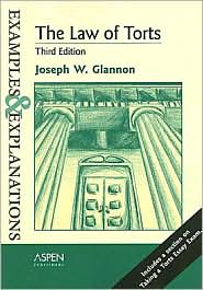 The Law of Torts by Joseph W. Glannon: Book Cover