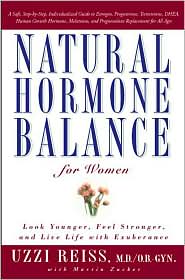 Natural Hormone Balance for Women by Uzzi Reiss: Book Cover
