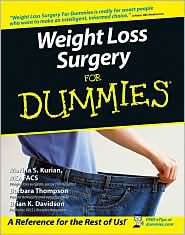 Weight Loss Surgery for Dummies by Marina S. Kurian MD: Book Cover