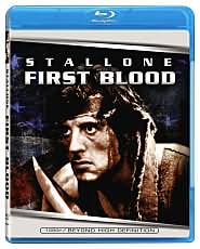 First Blood with Sylvester Stallone: Blu-ray Cover