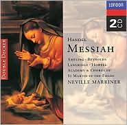 Handel: Messiah by Neville Marriner: CD Cover