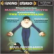 Aram Khachaturian: Masquerade Suite; Dmitry Kabalevsky: The Comedians by Kiril Kondrashin: CD Cover