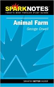 Animal Farm (SparkNotes Literature Guide Series) by George Orwell: Book Cover