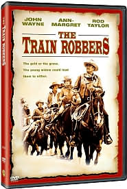 The Train Robbers with John Wayne: DVD Cover