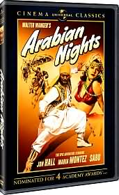 The Arabian Nights with Jon Hall: DVD Cover
