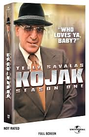 Kojak - Season One with Telly Savalas: DVD Cover