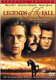 Legends of the Fall with Brad Pitt: DVD Cover
