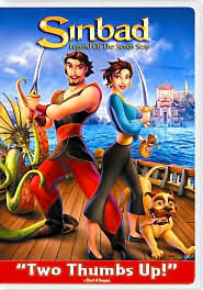 Sinbad: Legend of the Seven Seas with Brad Pitt: DVD Cover