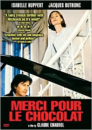 Merci Pour Le Chocolat with Isabelle Huppert: DVD Cover
