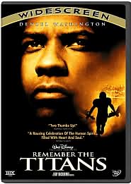 Remember The Titans with Denzel Washington: DVD Cover