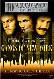 Gangs of New York with Leonardo DiCaprio: DVD Cover