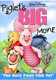 Piglet's Big Movie with John Fiedler: DVD Cover
