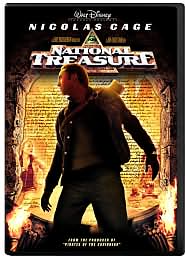 National Treasure with Nicolas Cage: DVD Cover