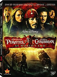Pirates of the Caribbean: At World's End with Johnny Depp: DVD Cover
