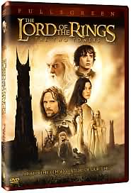 The Lord of the Rings - The Two Towers with Elijah Wood: DVD Cover