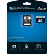 Product Image. Title: HP 16 GB Secure Digital High Capacity (SDHC) - 1 Card