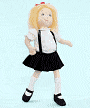 Product Image. Title: Eloise 18" Cloth Doll