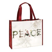 Product Image. Title: Peace Tote Bag (15" x 4 3/4" x 11 7/8")