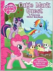 Book Cover Image. Title: My Little Pony Cutie Mark Quest Panorama Sticker Storybook, Author:   Reader's Digest