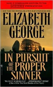 In Pursuit of the Proper Sinner (Inspector Lynley Series #10) by Elizabeth George: Book Cover