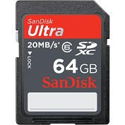 Product Image. Title: SanDisk Ultra SDXC 64 GB Secure Digital High Capacity (SDHC) - 1 Card
