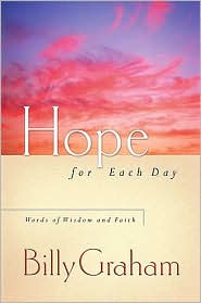Hope For Each Day by Billy Graham: Book Cover