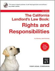 The California Landlord's Law Book Rights & Responsibilities. Book with CD Rom