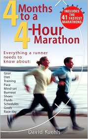 4 Months to a 4-Hour Marathon by Dave Kuehls: Book Cover