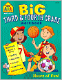Book Cover Image. Title: Big Third & Fourth Grade Workbook (Big Get Ready Books Series), Author: by   School Zone Publishing
