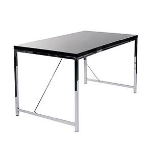 Italmodern 27530 Black- Chrome Giorgia Desk