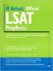 10 Actual, Official LSAT Preptests by Law School Admission Council: Book Cover