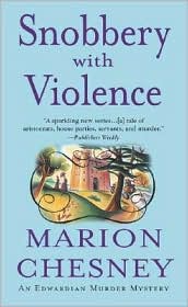 Snobbery with Violence (Edwardian Murder Series #1) by Marion Chesney: Book Cover