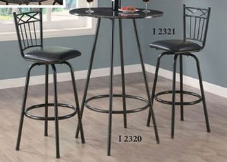 Monarch Specialties Charcoal 29-in Bar Stool I 2321