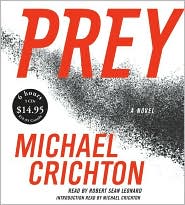 Prey by Michael Crichton: CD Audiobook Cover