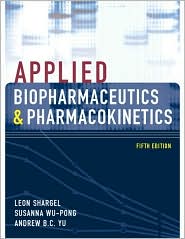 Applied Biopharmaceutics & Pharmacokinetics by Leon Shargel: Book Cover