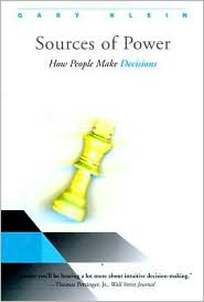 Sources of Power by Gary Klein: Book Cover