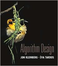 Algorithm Design by Jon Kleinberg: Book Cover