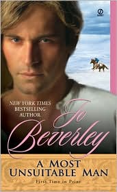 A Most Unsuitable Man by Jo Beverley: Book Cover