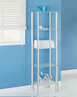 Bathroom Furniture Storage on It All 16925 Ellipse 5 Tier Shelf   Bathroom Storage Furniture