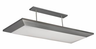 American Flourecent AEL432SAMV Aeon 4-Light 32W Semi-Flush Mount - Satin Aluminum